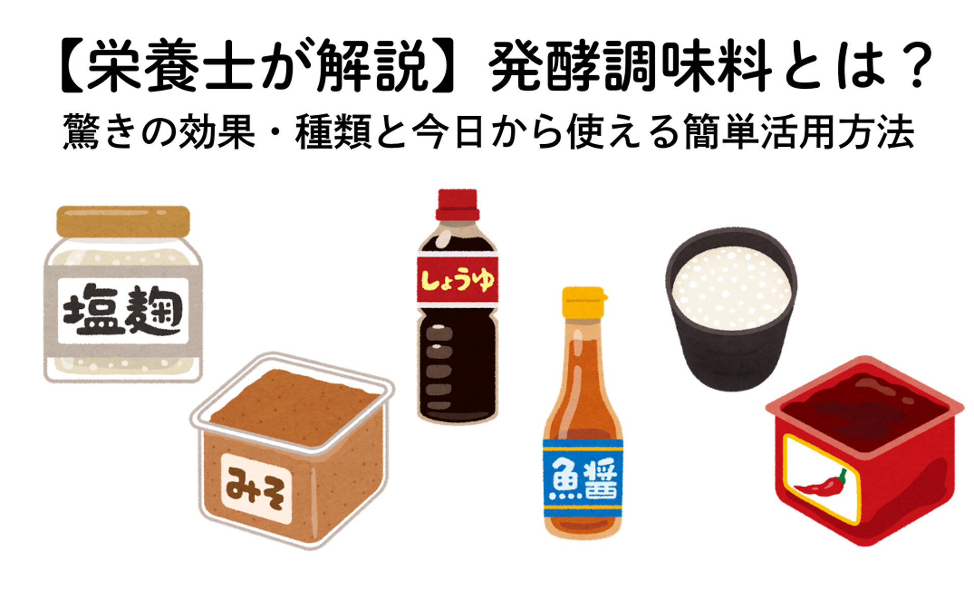 発酵 調味 料 と は